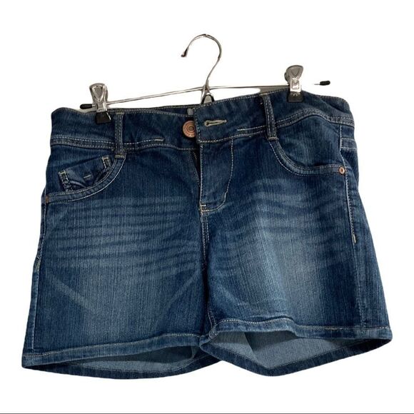 REWIND, Women’s Jean Shorts, Blue, Size 9, distressed - Picture 1 of 13